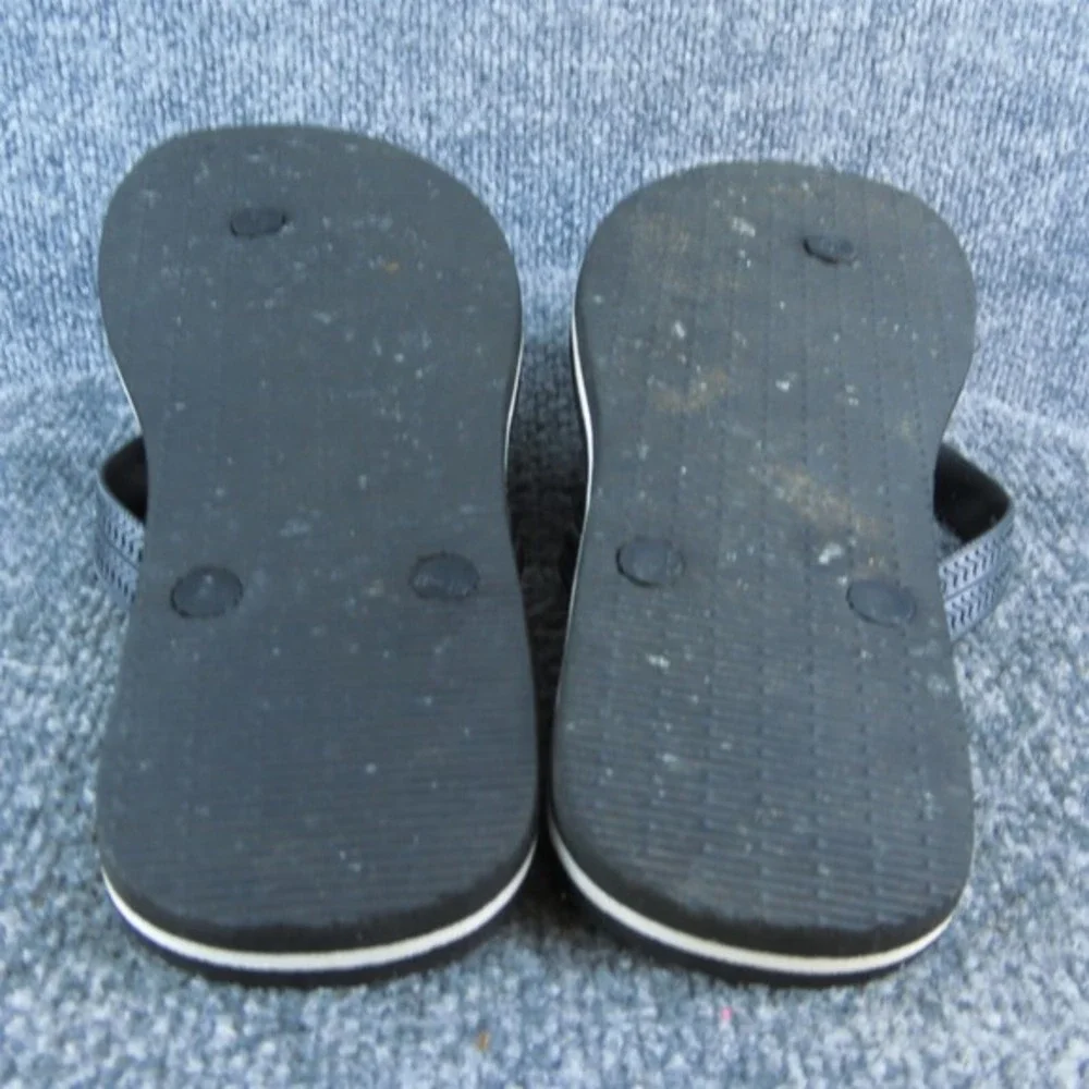 Goodfellow  Men Flip Flop Sandals Size 9-10 Medium Black‎ Synthetic Slip On